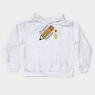 Progress over perfection Kids Hoodie